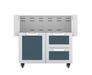 Hestan 36″ Double Drawer and Door Cart - GCR36 Hestan Dreamwood Living