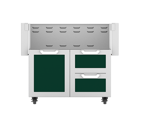 Hestan 36″ Double Drawer and Door Cart - GCR36 Hestan Dreamwood Living
