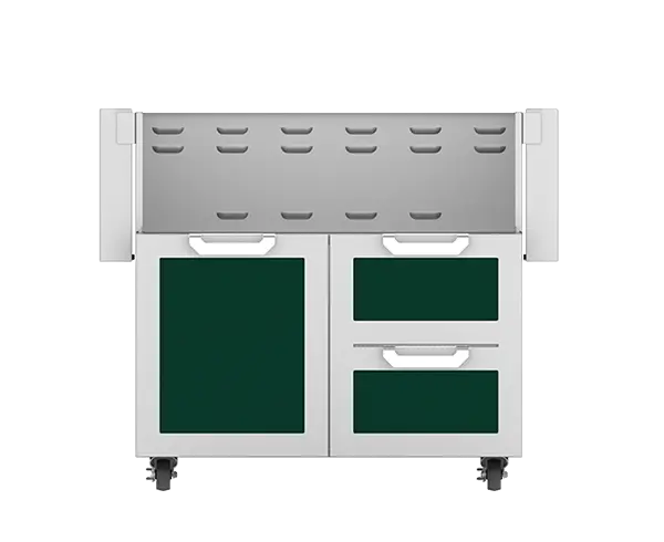 Hestan 36″ Double Drawer and Door Cart - GCR36 Hestan Dreamwood Living