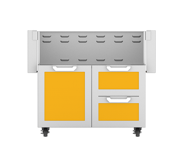 Hestan 36″ Double Drawer and Door Cart - GCR36 Hestan Dreamwood Living