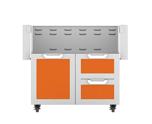 Hestan 36″ Double Drawer and Door Cart - GCR36 Hestan Dreamwood Living