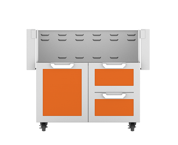 Hestan 36″ Double Drawer and Door Cart - GCR36 Hestan Dreamwood Living