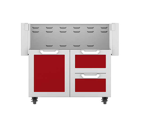 Hestan 36″ Double Drawer and Door Cart - GCR36 Hestan Dreamwood Living