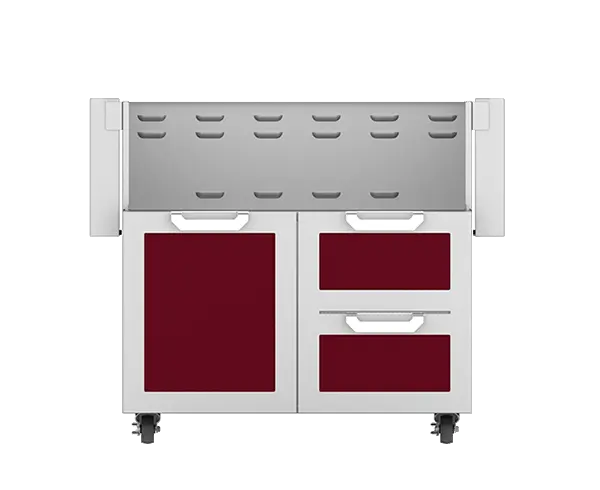 Hestan 36″ Double Drawer and Door Cart - GCR36 Hestan Dreamwood Living