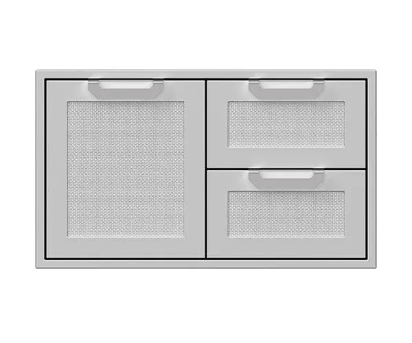 Hestan 36″ Marquise Double Drawer & Storage Door Combo - AGSDR36 Hestan Dreamwood Living