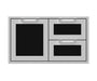Hestan 36″ Marquise Double Drawer & Storage Door Combo - AGSDR36 Hestan Dreamwood Living