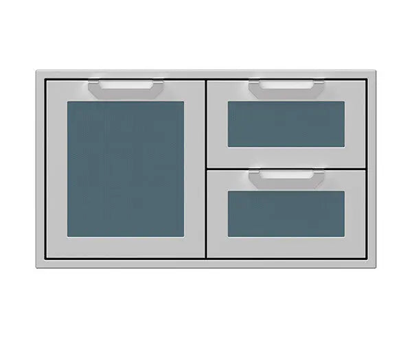 Hestan 36″ Marquise Double Drawer & Storage Door Combo - AGSDR36 Hestan Dreamwood Living