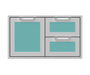 Hestan 36″ Marquise Double Drawer & Storage Door Combo - AGSDR36 Hestan Dreamwood Living