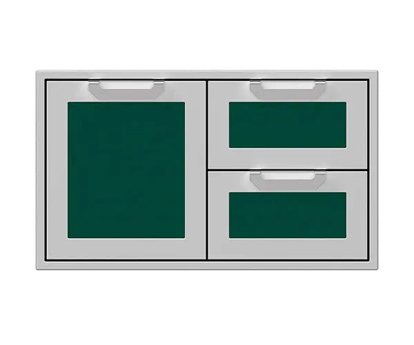 Hestan 36″ Marquise Double Drawer & Storage Door Combo - AGSDR36 Hestan Dreamwood Living