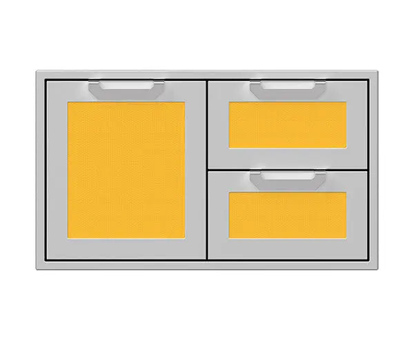 Hestan 36″ Marquise Double Drawer & Storage Door Combo - AGSDR36 Hestan Dreamwood Living