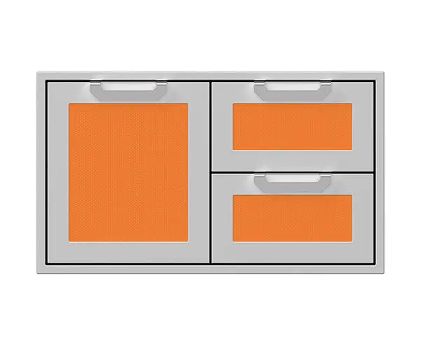 Hestan 36″ Marquise Double Drawer & Storage Door Combo - AGSDR36 Hestan Dreamwood Living