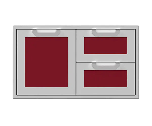 Hestan 36″ Marquise Double Drawer & Storage Door Combo - AGSDR36 Hestan Dreamwood Living