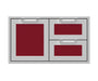 Hestan 36″ Marquise Double Drawer & Storage Door Combo - AGSDR36 Hestan Dreamwood Living
