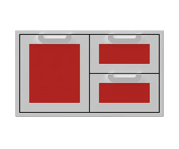 Hestan 36″ Marquise Double Drawer & Storage Door Combo - AGSDR36 Hestan Dreamwood Living