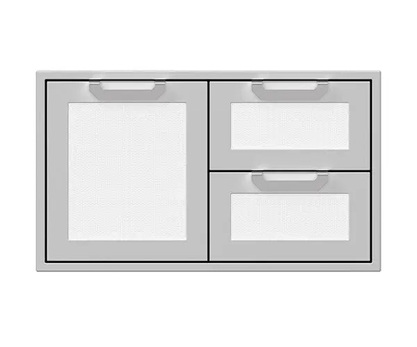 Hestan 36″ Marquise Double Drawer & Storage Door Combo - AGSDR36 Hestan Dreamwood Living