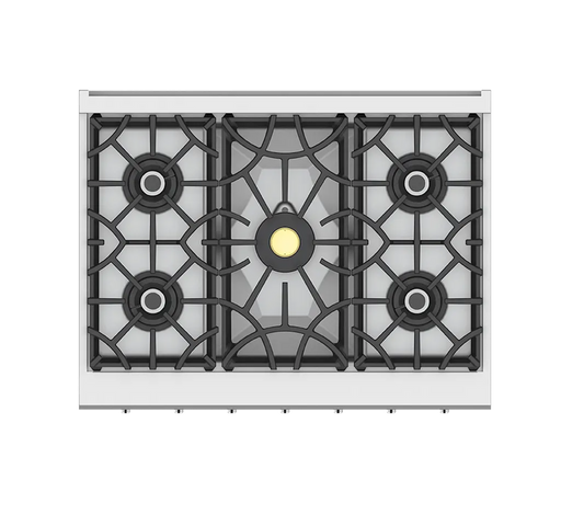Hestan 36″ Range, 5 Burner, Dual Fuel - KRD365-NG-1 Hestan Dreamwood Living