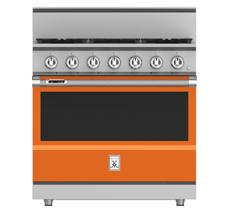 Hestan 36″ Range, 5 Burner, Dual Fuel - KRD365-NG-1 Hestan Dreamwood Living