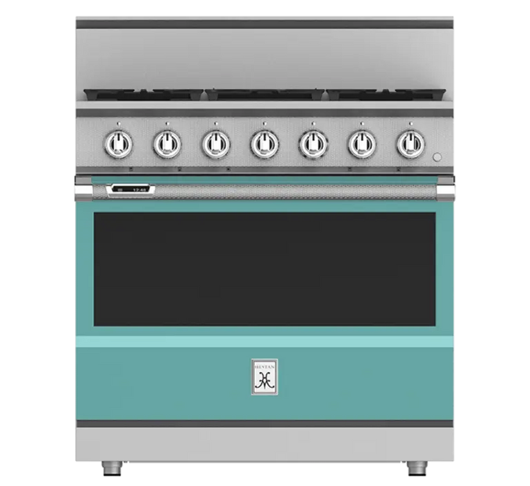 Hestan 36″ Range, 5 Burner, Dual Fuel - KRD365-NG-1 Hestan Dreamwood Living