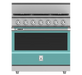 Hestan 36″ Range, 5 Burner, Dual Fuel - KRD365-NG-1 Hestan Dreamwood Living