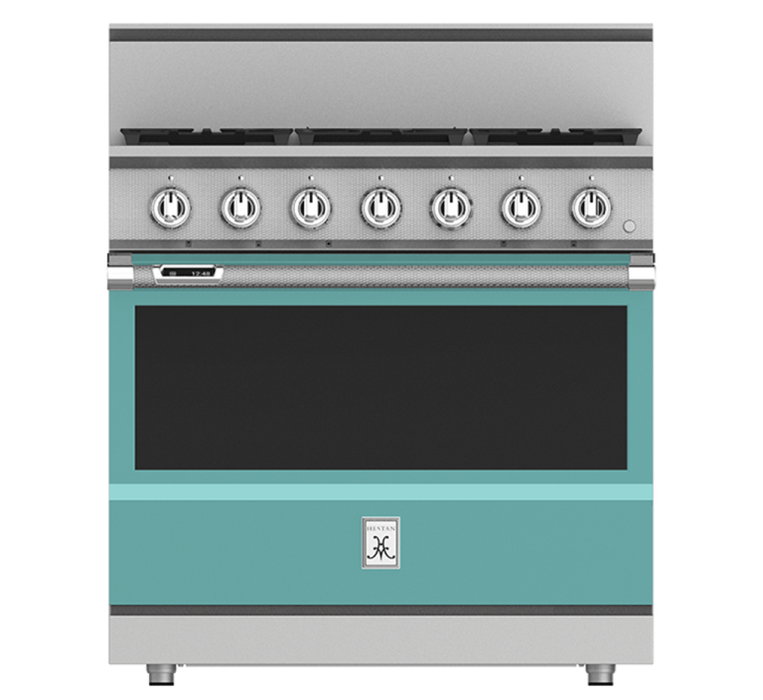 Hestan 36″ Range, 5 Burner, Dual Fuel - KRD365-NG-1 Hestan Dreamwood Living