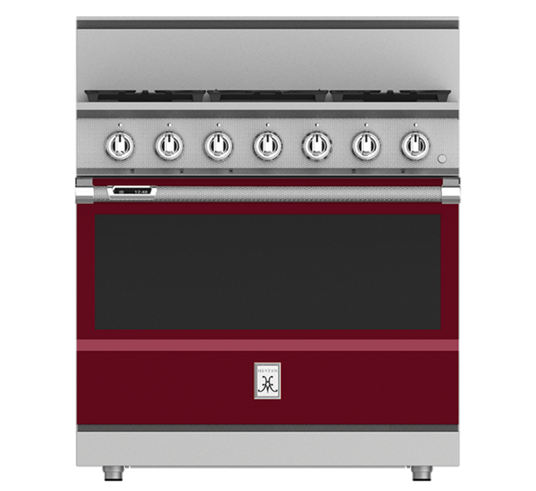 Hestan 36″ Range, 5 Burner, Dual Fuel - KRD365-NG-1 Hestan Dreamwood Living