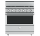 Hestan 36″ Range, 5 Burner, Gas, Manual Clean - KRG365-NG-1 Hestan Dreamwood Living