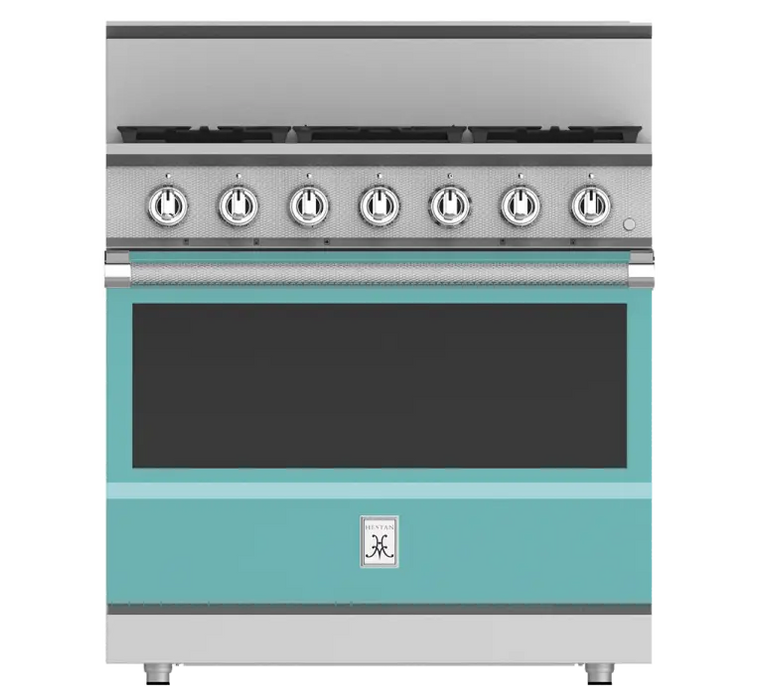 Hestan 36″ Range, 5 Burner, Gas, Manual Clean - KRG365-NG-1 Hestan Dreamwood Living