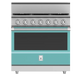 Hestan 36″ Range, 5 Burner, Gas, Manual Clean - KRG365-NG-1 Hestan Dreamwood Living
