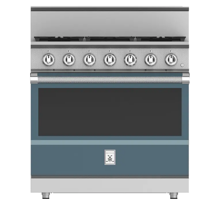 Hestan 36″ Range, 5 Burner, Gas, Manual Clean - KRG365-NG-1 Hestan Dreamwood Living