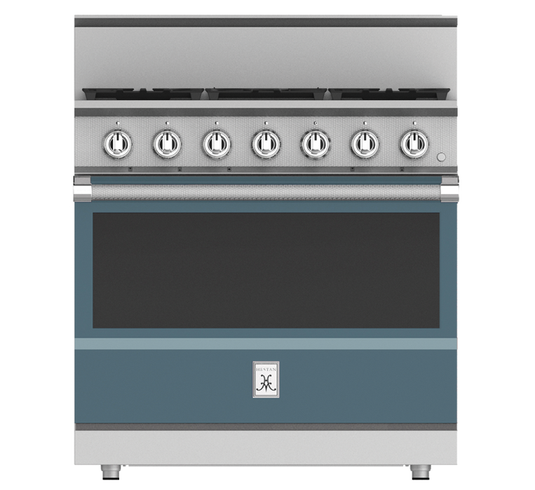 Hestan 36″ Range, 5 Burner, Gas, Manual Clean - KRG365-NG-1 Hestan Dreamwood Living