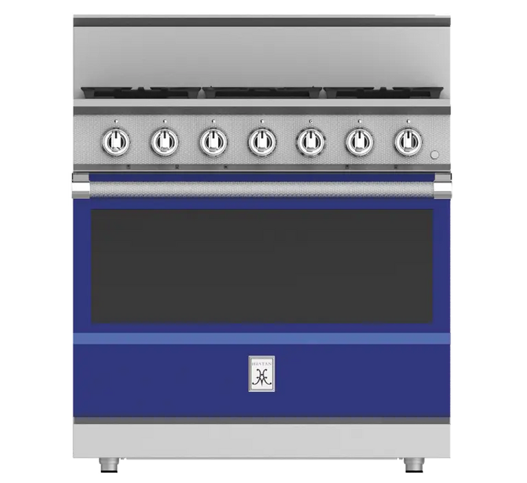 Hestan 36″ Range, 5 Burner, Gas, Manual Clean - KRG365-NG-1 Hestan Dreamwood Living