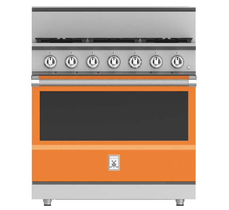 Hestan 36″ Range, 5 Burner, Gas, Manual Clean - KRG365-NG-1 Hestan Dreamwood Living