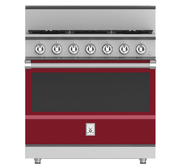 Hestan 36″ Range, 5 Burner, Gas, Manual Clean - KRG365-NG-1 Hestan Dreamwood Living