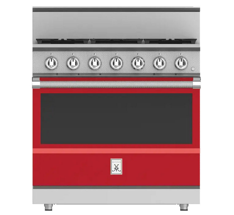 Hestan 36″ Range, 5 Burner, Gas, Manual Clean - KRG365-NG-1 Hestan Dreamwood Living