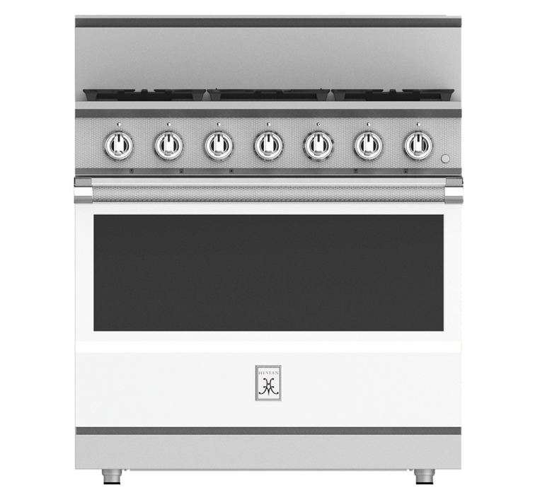 Hestan 36″ Range, 5 Burner, Gas, Manual Clean - KRG365-NG-1 Hestan Dreamwood Living