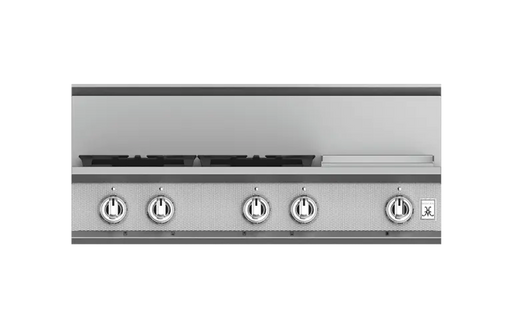 Hestan 36″ Rangetop, 4 Burner with Griddle - KRT364GD-NG-1 Hestan Dreamwood Living