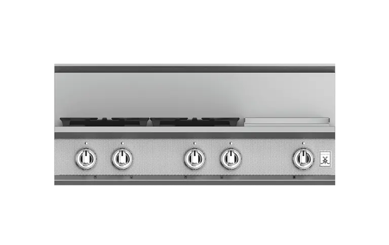 Hestan 36″ Rangetop, 4 Burner with Griddle - KRT364GD-NG-1 Hestan Dreamwood Living