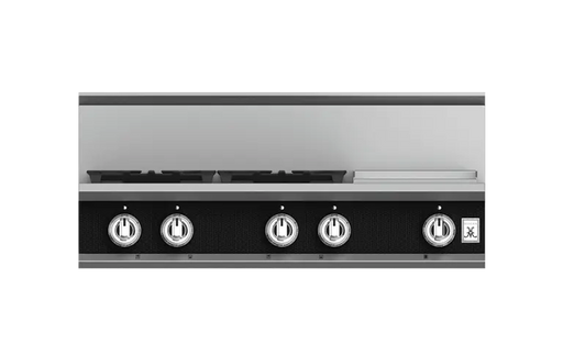 Hestan 36″ Rangetop, 4 Burner with Griddle - KRT364GD-NG-1 Hestan Dreamwood Living