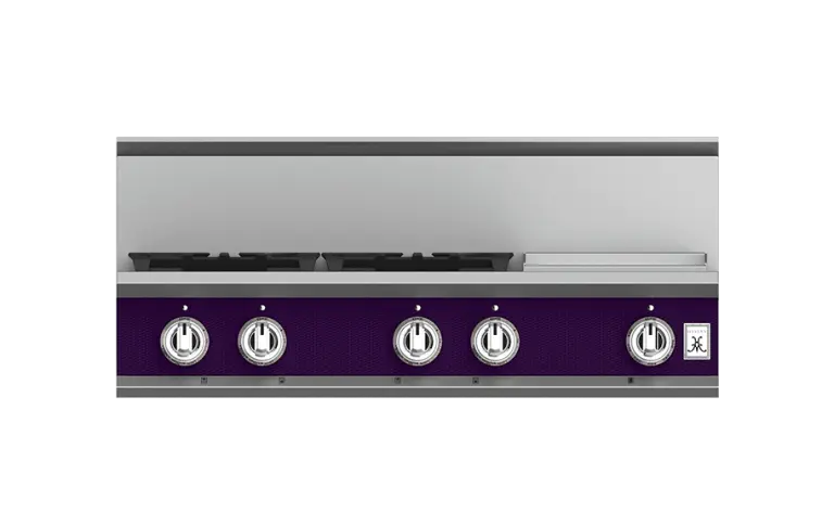 Hestan 36″ Rangetop, 4 Burner with Griddle - KRT364GD-NG-1 Hestan Dreamwood Living