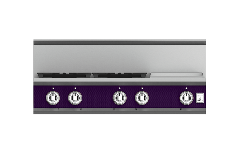 Hestan 36″ Rangetop, 4 Burner with Griddle - KRT364GD-NG-1 Hestan Dreamwood Living