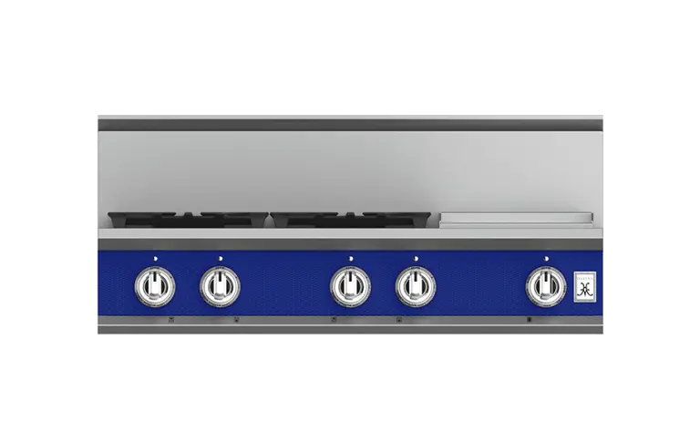Hestan 36″ Rangetop, 4 Burner with Griddle - KRT364GD-NG-1 Hestan Dreamwood Living