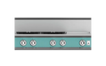 Hestan 36″ Rangetop, 4 Burner with Griddle - KRT364GD-NG-1 Hestan Dreamwood Living