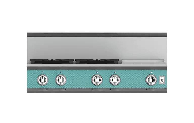 Hestan 36″ Rangetop, 4 Burner with Griddle - KRT364GD-NG-1 Hestan Dreamwood Living