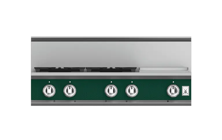 Hestan 36″ Rangetop, 4 Burner with Griddle - KRT364GD-NG-1 Hestan Dreamwood Living
