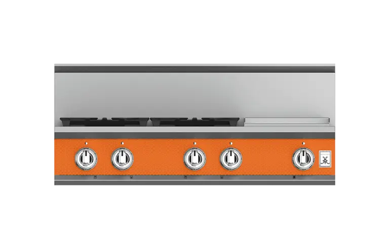 Hestan 36″ Rangetop, 4 Burner with Griddle - KRT364GD-NG-1 Hestan Dreamwood Living