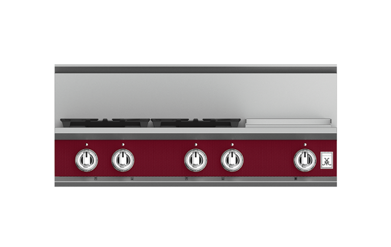 Hestan 36″ Rangetop, 4 Burner with Griddle - KRT364GD-NG-1 Hestan Dreamwood Living