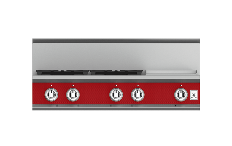 Hestan 36″ Rangetop, 4 Burner with Griddle - KRT364GD-NG-1 Hestan Dreamwood Living