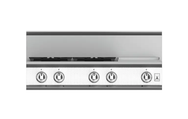 Hestan 36″ Rangetop, 4 Burner with Griddle - KRT364GD-NG-1 Hestan Dreamwood Living