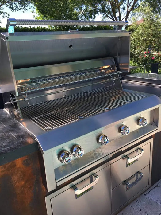Hestan 42″ Aspire Built-In Grill with Rotisserie (EABR42 / EMBR42) Hestan Dreamwood Living