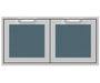 Hestan 42" Double Door Storage Cabinet, Marquise Panels, LP Tank/Trash Slide-Out & Adjustable Shelf – AGSD42 Hestan Dreamwood Living